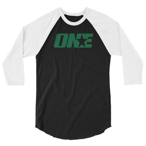 1STAR Emerald Logo 3/4 Sleeve Raglan T-Shirt